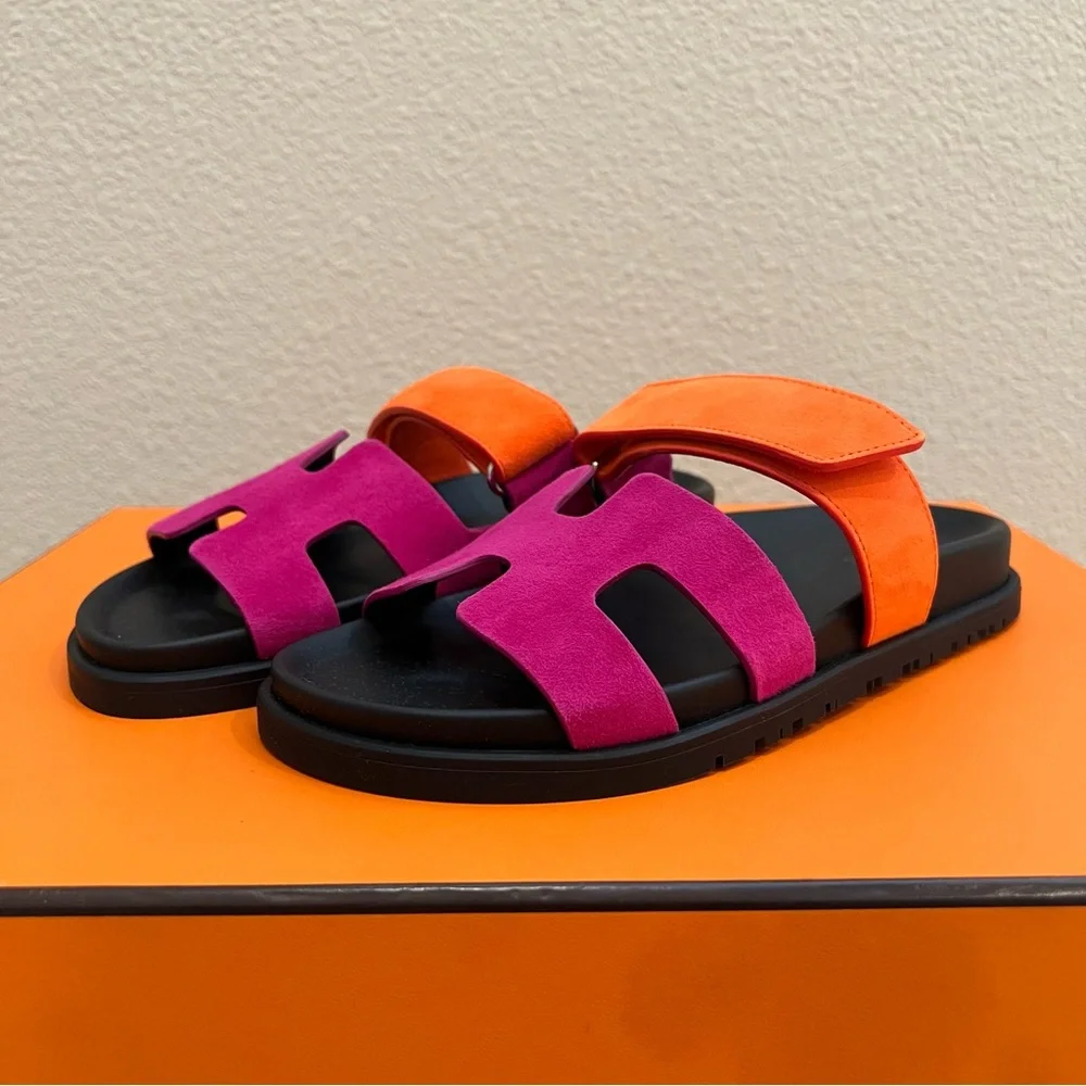 NEW Hermes Chypre Sandals - Picture 6 of 6